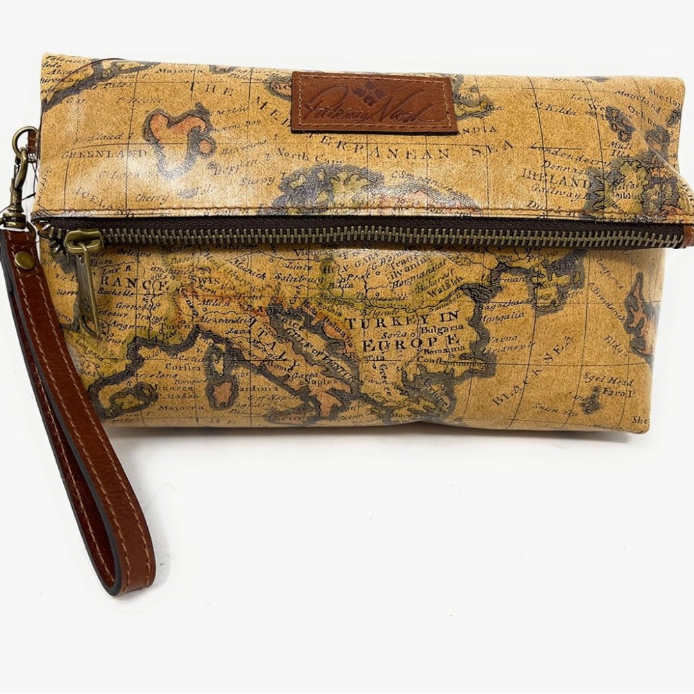 Patricia Nash Fold Over Zippered Wristlet